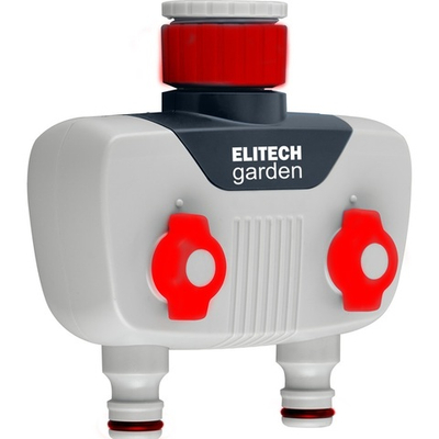 Распределитель потоков ELITECH Garden 2-х канальный 3/4" 1"   HF 001