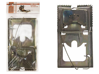 Мышеловка металлическая большая, 2шт.