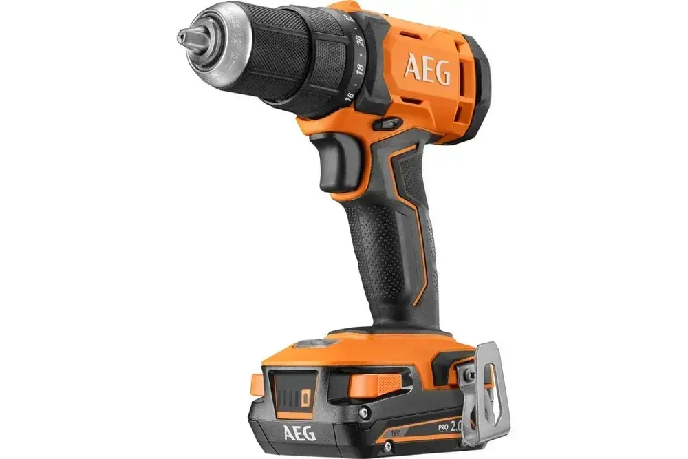 Дрель-шуруповерт AEG 18В (с 1 аккумулятором 2Ач и зарядным устройством) BS18G4-201C 4935499174