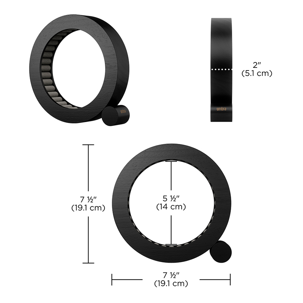 Органайзер для украшений ferris,  D19 см, черный