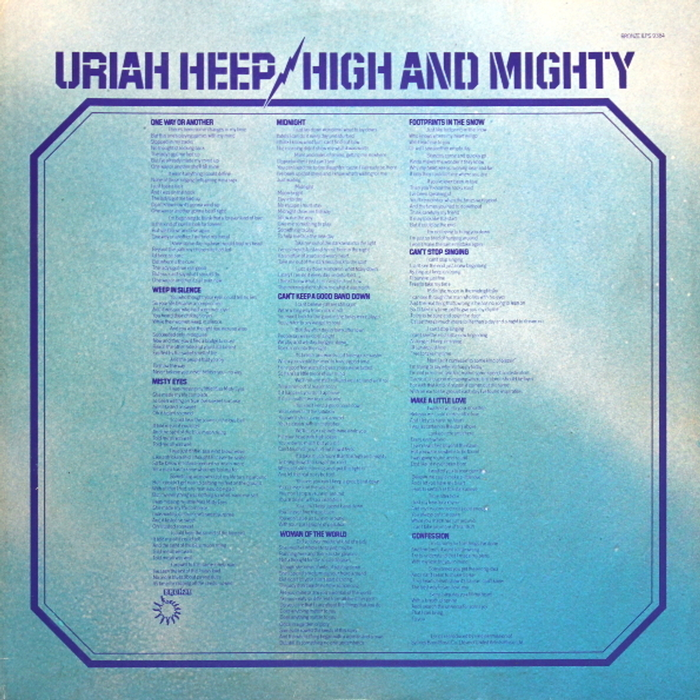 Uriah Heep / High And Mighty (LP)