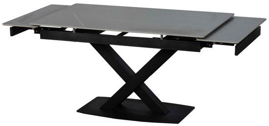 Стол Bonn 140 Armani Grey Matt / опора черная