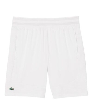 Мужские теннисные шорты Lacoste Ultra Dry Stretch Tennis - белый