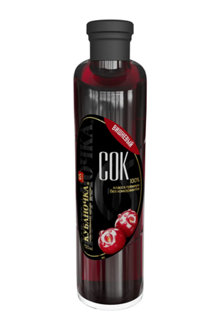 Сок Вишневый "Кубаночка" ст/бут 750гр 1/6