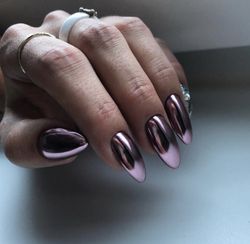 Zoo nail Зеркальная цветная втирка Розовая жемчужина, 0,5гр