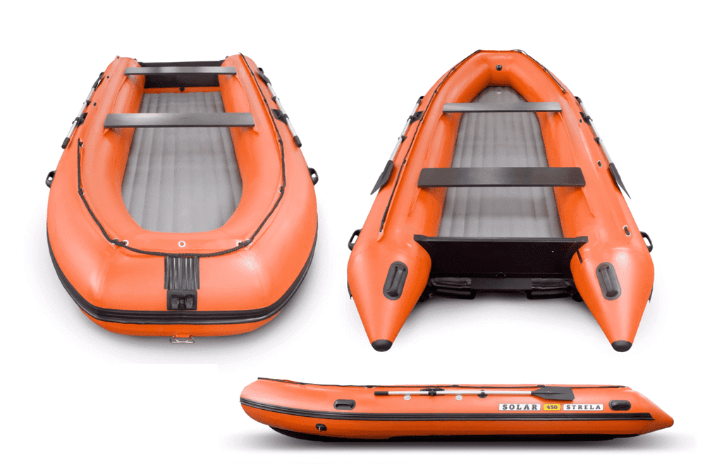 Лодка ПВХ SOLAR-450 Strela Jet Tunnel