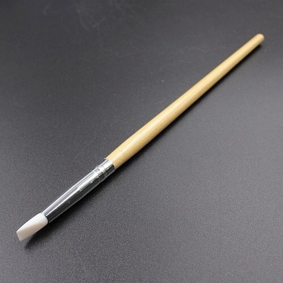 Кисть для дизайна силиконовая (прямая)