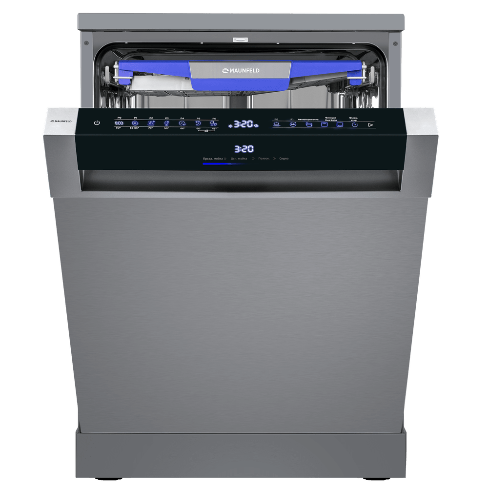 Посудомоечная машина c инвертором и авто-открыванием MAUNFELD MWF60331S Inverter