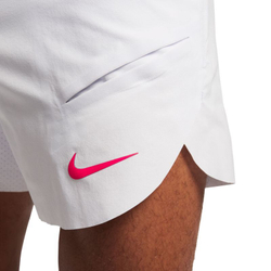 Мужские теннисные шорты Nike Dri-Fit Rafa Short - barely grape/barely grape/siren red