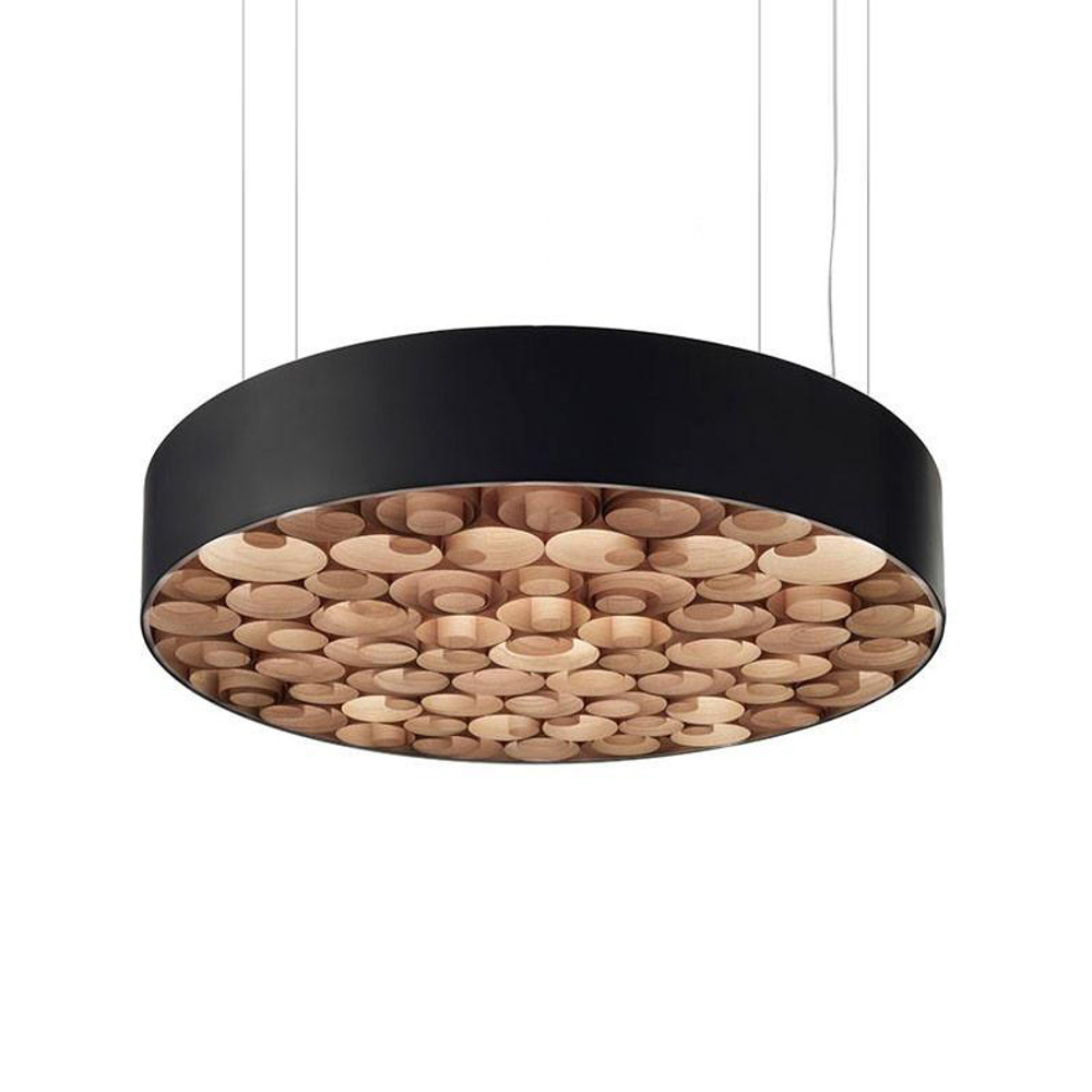 Pendant design lamp Spiro by LZF D60 (Black)