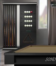 Киевница SOHO мдф/сосна (SOHO-DARK,Декор серебро,Manchester 45 Yellow green ш1,98м)