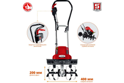 Электрический культиватор ЗУБР ККД-1800