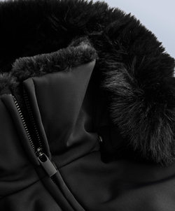 Oysho Супертонкая водонепроницаемая куртка Primaloft® SKI, черный