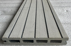 Террасная доска ДПК Best decking Light Тиснение/широкий вельвет цвет: Серый