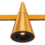 ST813.206.05 Магнитный трековый светильник FARM Золотистый LED 1*5W 3000K 272Lm Ra90 60 IP20 D70xH115 24V