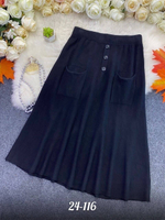 Вязаная юбка миди