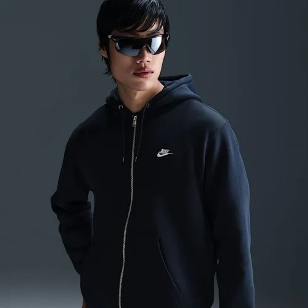 Толстовка мужская NIKE M NK CLUB BB FZ HOODIE