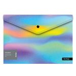 Папка-конверт на кнопке А4, Berlingo Gradient, 180мкм, рисунок, в ассортименте