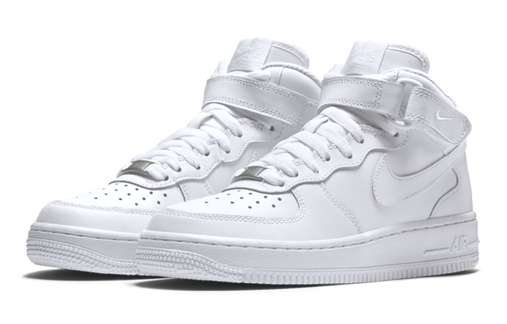 Nike Air Force 1 mid-top sneakers GS white