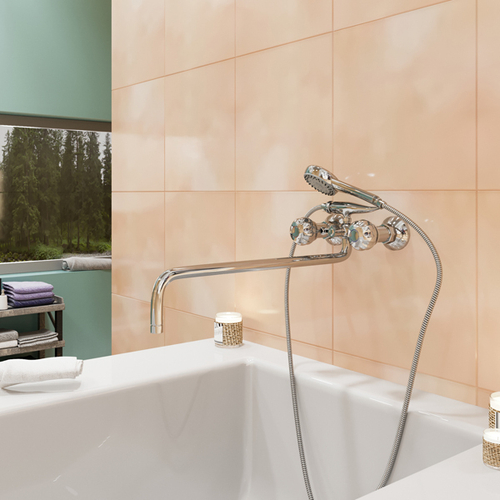 Смеситель для ванны и раковины 1/2 кер.MIXLINE  ML02-02