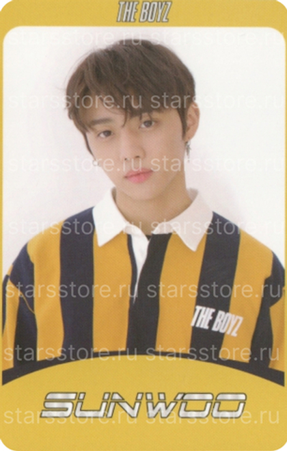 Фотокарта Sunwoo THE BOYZ - THE START