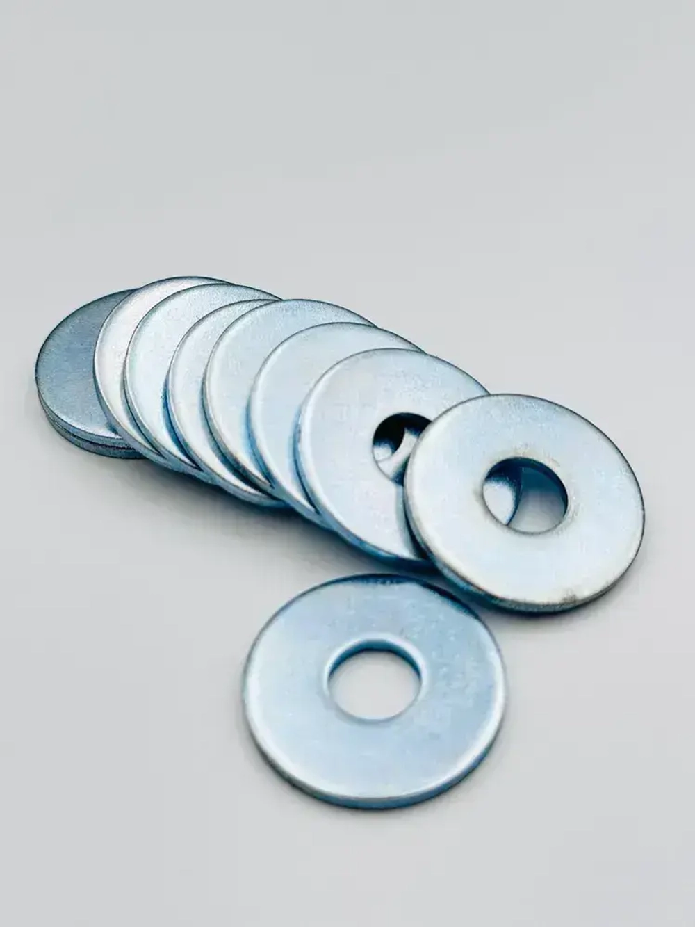 КрепХаус Шайба Кузовная M8, DIN9021, ГОСТ 6958-78, 100 шт.