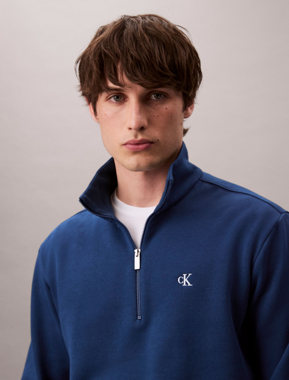 Свитшот Calvin Klein Archive Logo Fleece Quarter Zip Black