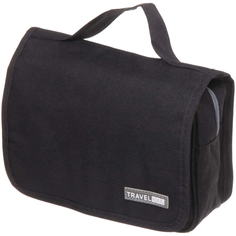 Косметичка - органайзер «Classic», цвет черный, в склад. виде 20*24*9, в расклад. виде 42*24*9см (несессер)