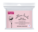 Ватные палочки PREMIAL classic 100шт пакет