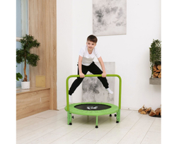 Батут с поручнем DFC JUMPFIT 36'' зеленый