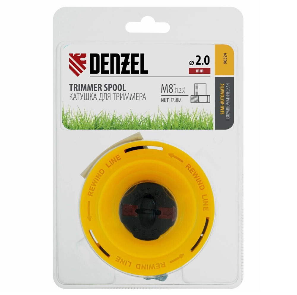Катушка для триммера Denzel  96324 M8x1,25