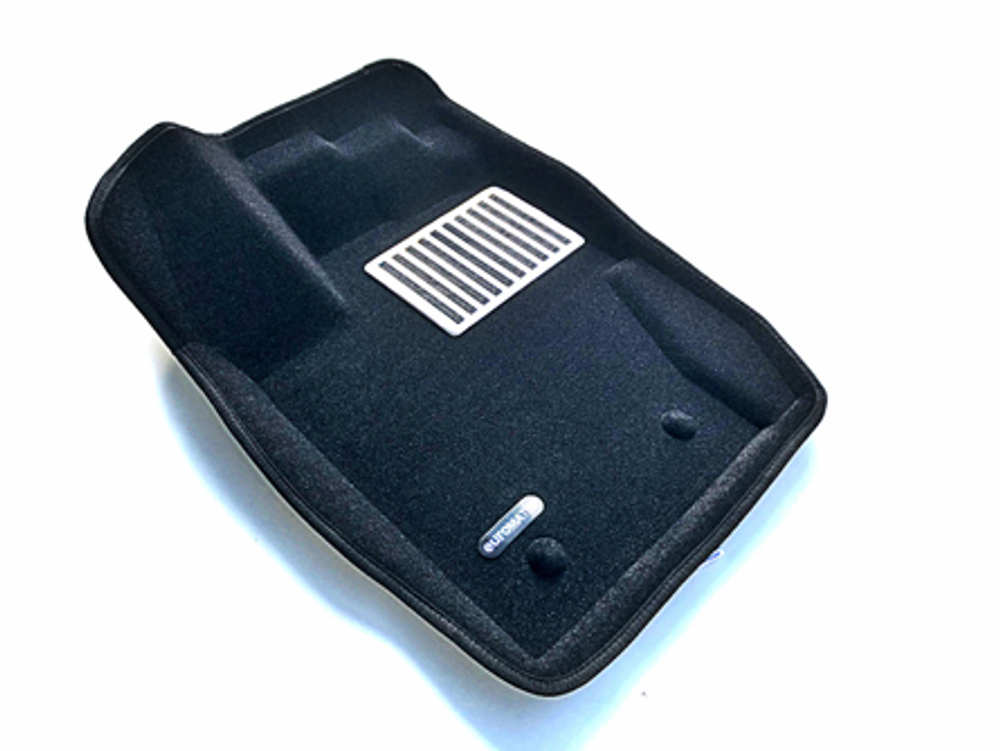 Коврики салона для RENAULT Duster (2010-2014) / NISSAN Terrano (2011-2014) Euromat 3D Lux черные. Арт. EM3D-004200