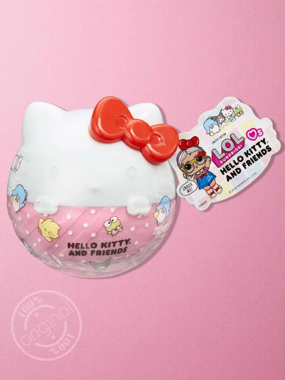 Кукла Лол Сюрприз мини в шаре Hello Kitty оригинал