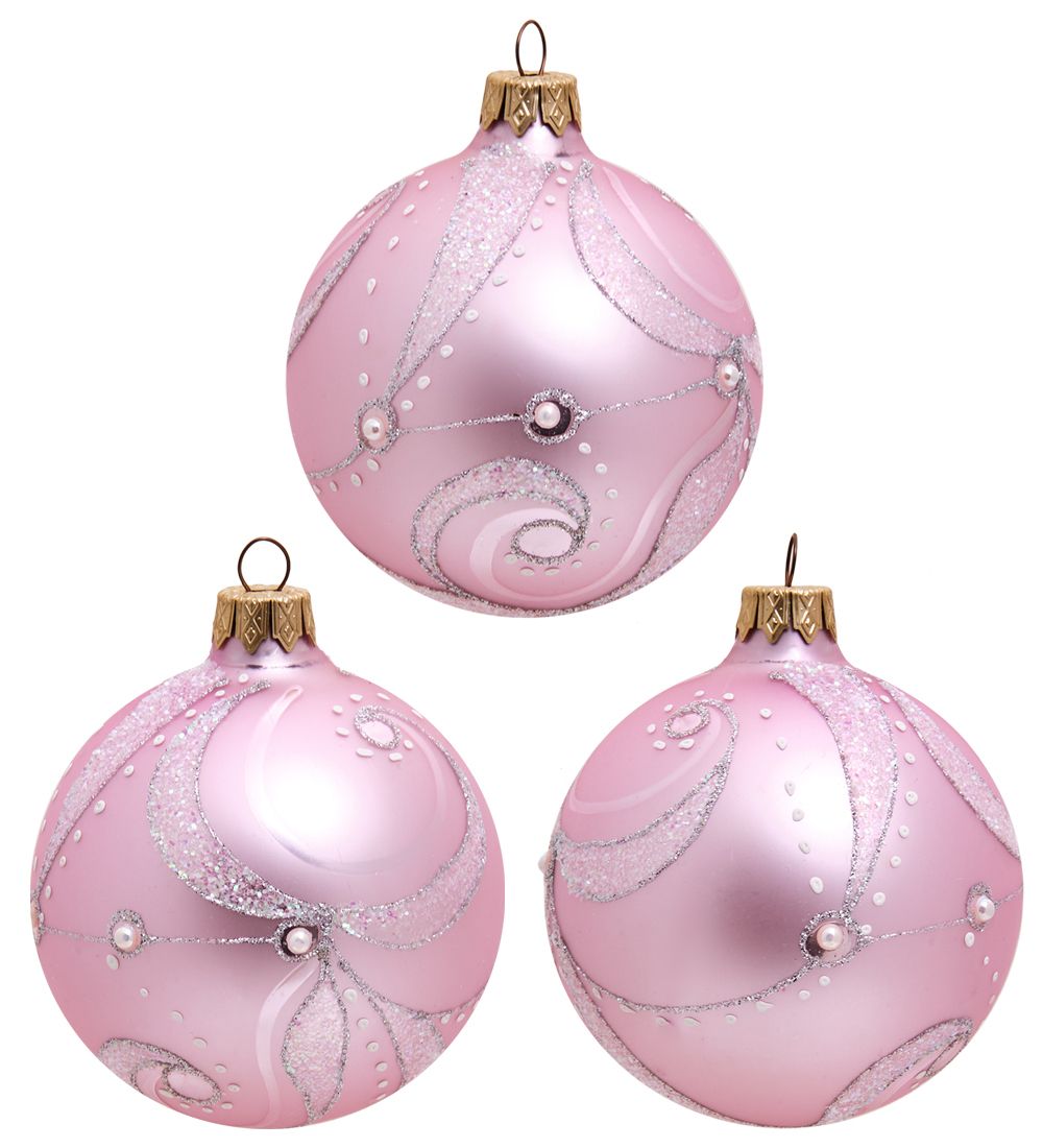 Элита НФШ-1262 Набор ел.украшений Шар 3шт «Виноградная лоза» 80 мм