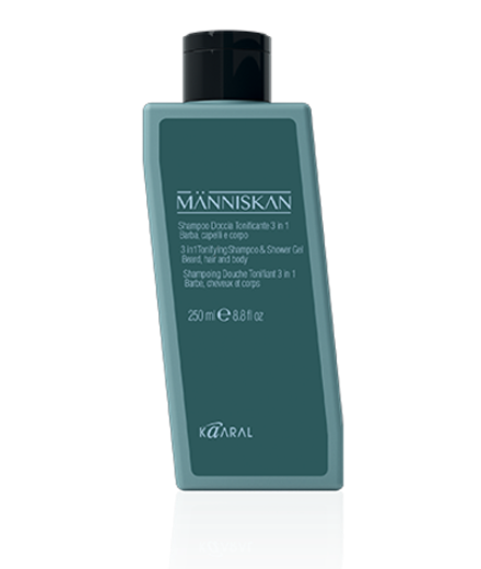 Шампунь-гель Маннискан Каарал 3 в 1 тонизирующий 1000мл