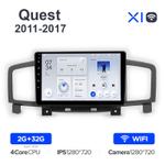 Teyes X1 10,2"для Nissan Quest 2011-2017