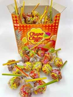 Карамель Chupa Chups Экзотик Тропик ( 100шт по 12гр.)