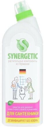 Средство для удаления ржавчины и известкового налета 1 л SYNERGETIC, биоразлагаемое, гель, 104100