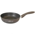 Сковорода 220мм с ручкой, ап (кофейный мрамор) линия «Marble Induction»