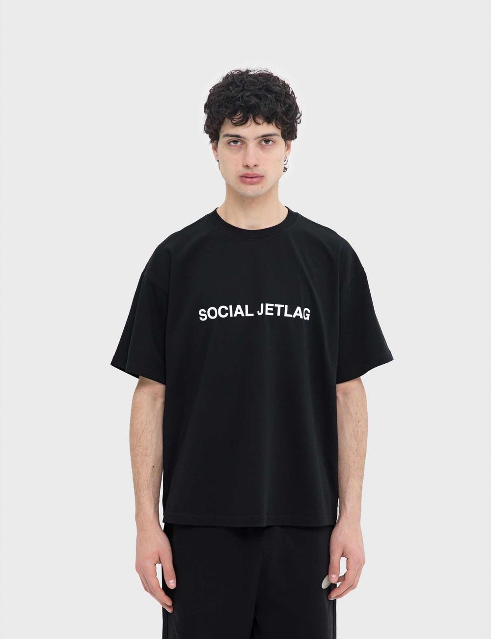 Футболка ZNY SOCIAL JETLAG SS22 Черная