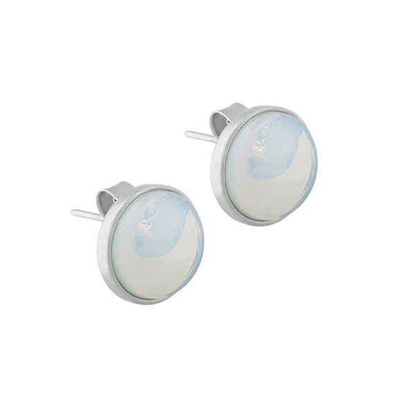 Серьги пусеты Possebon Pearl Opaline A1992.25 BW/S