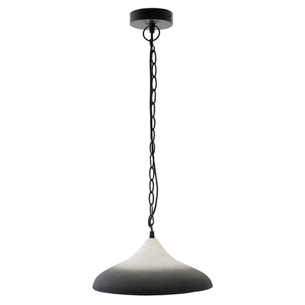 Светильник подвесной Sustainable, Ø44х19 см, черный/белый