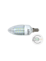 Светодиодная LED лампа C35 5W E14 тёпл 5шт