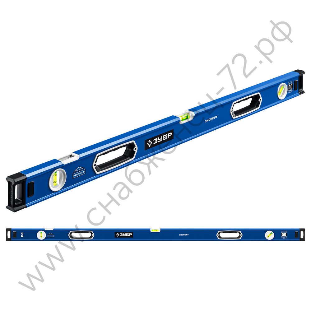 ЗУБР ЭКСПЕРТ, 1500 мм, с зеркальным глазком, уровень с усиленным профилем, Профессионал (34570-150)