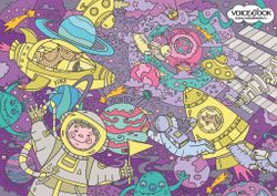 «Космос», гигантская раскраска 85 см