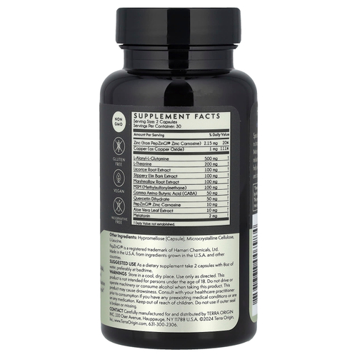 Terra Origin, Healthy Gut ™ Reset PM, 60 капсул