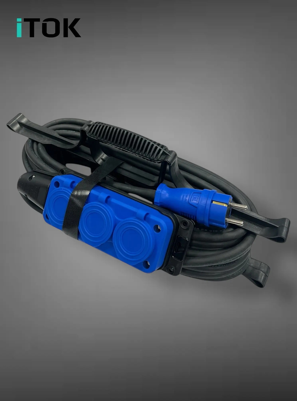 Удлинитель силовой iTOK i-CONNECT-COLOR-SUR-KG-325-3-54-30-BLUE