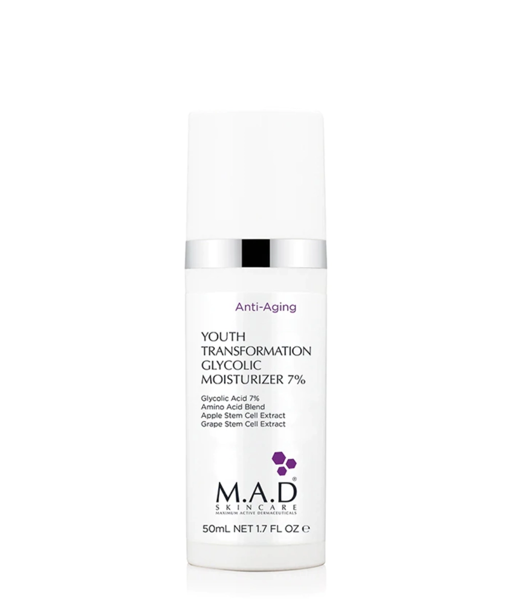 M.A.D. YOUTH TRANSFORMATION GLYCOLIC MOISTURIZER 7% Омолаживающий увлажняющий крем с 7% гликолевой кислотой