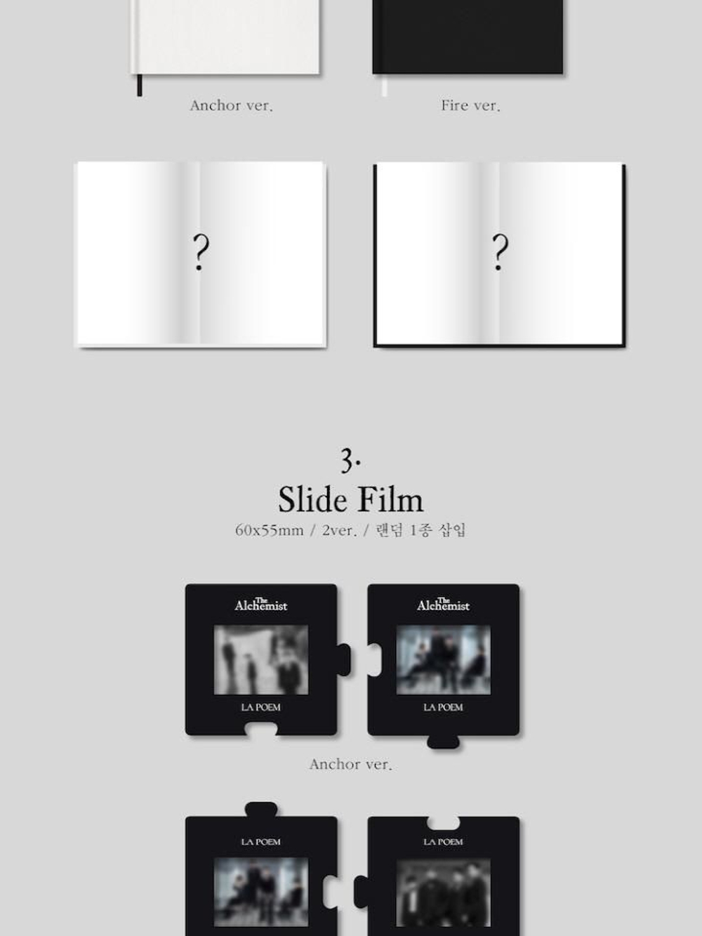 Альбом LA POEM - The Alchemist 2nd Mini Album 2 Version SET