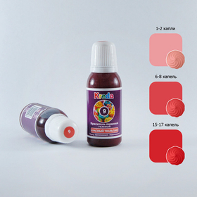 Краситель гелевый концентрат Красный тюльпан 20 г Kreda-Bio